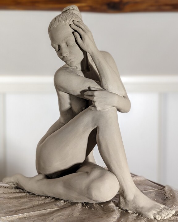 EVA NAISSANCE 雕塑, 15x9.5 in