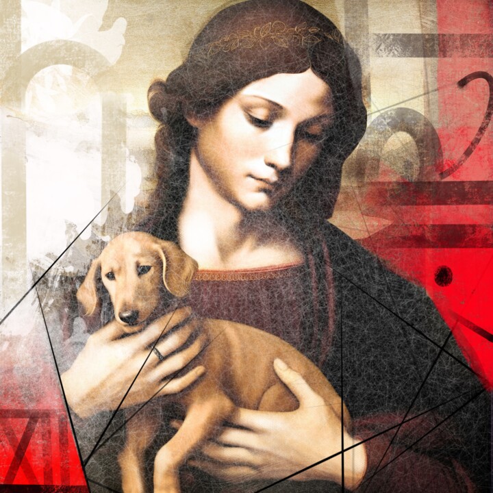 Renaissance Fascination 11 绘画, 39.4x39.4 in