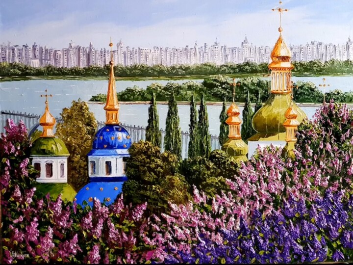 Выдубичский монастырь Painting, 23.6x31.5 in