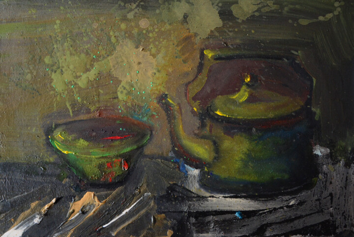 Hot water 绘画, 15.8x23.6 in