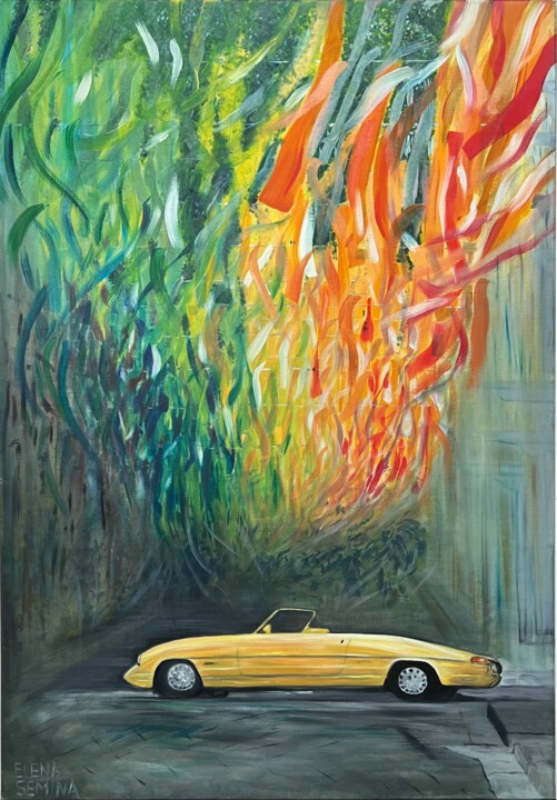 Una volta a Catania 绘画, 39.4x27.6 in