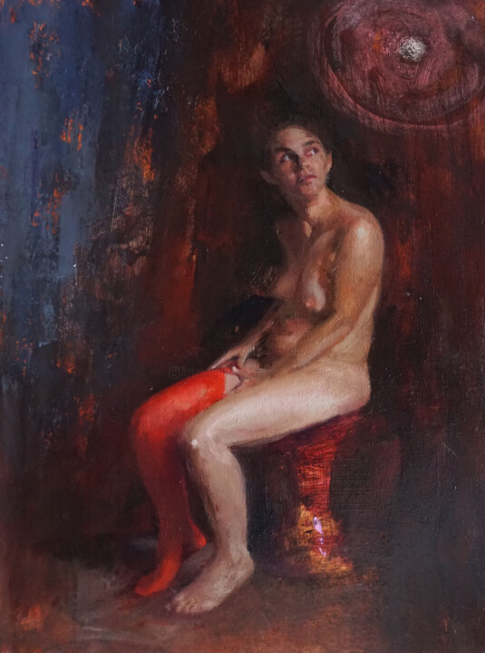 Regard 24 Painting, 15.8x11.8 in