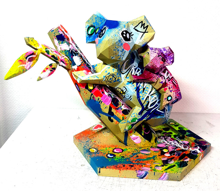 雕塑,  8.3x7.9 in 