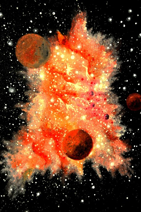 Cosmos 59 绘画, 19.7x15.8 in
