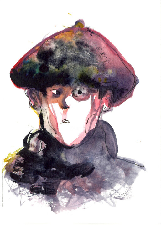 sans titre 绘画, 5.8x4.1 in