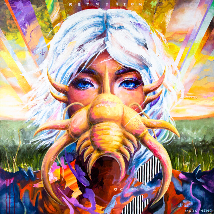 Guardian of cyclicity 绘画, 39.4x39.4 in