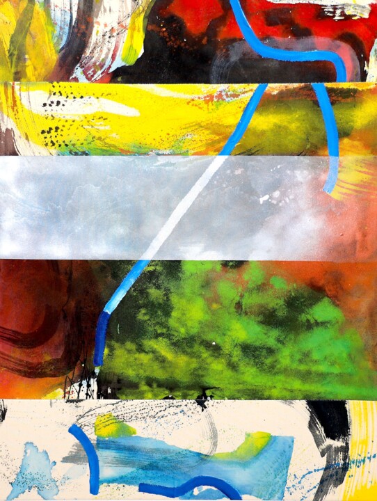 Emotion and conflict 绘画, 40x30 in