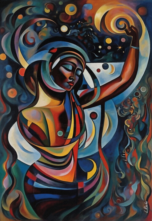 Valse andalouse 绘画, 27.6x18.9 in