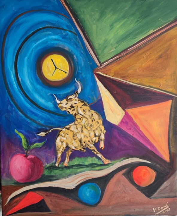 绘画,  23.6x21.7 in 