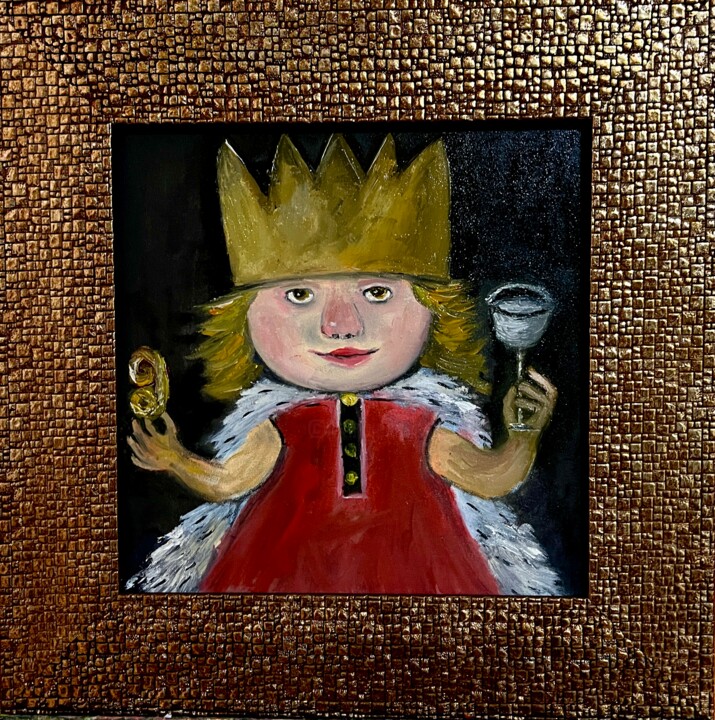 Little princess 绘画, 11.8x11.8 in