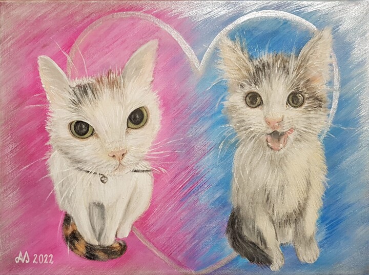 Frania i Czesiu 绘画, 11.8x15.8 in