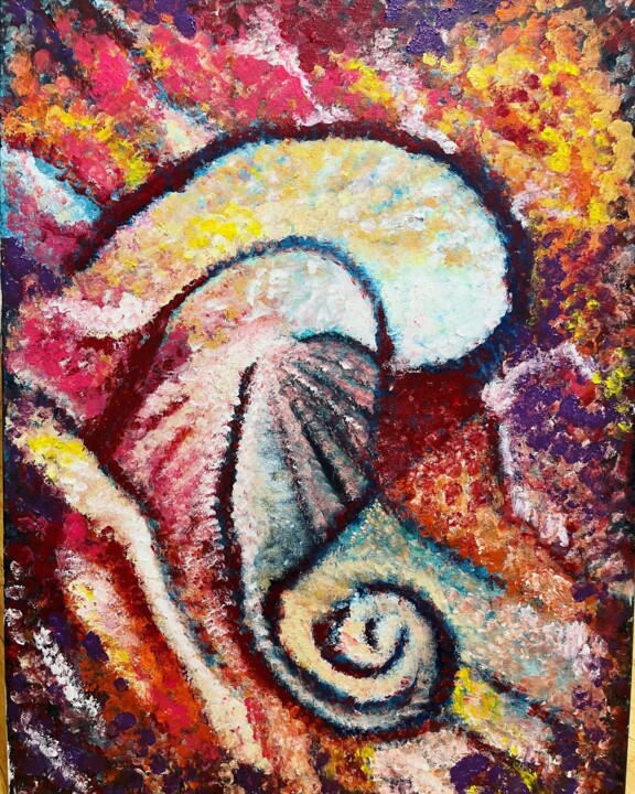 Les chemins 绘画, 27.6x19.7 in