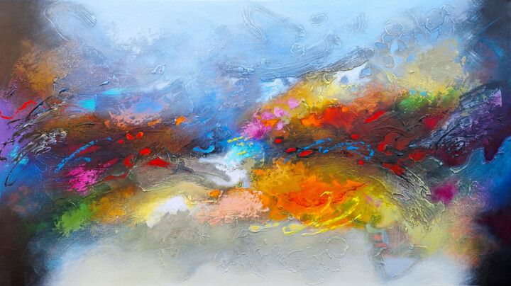 绘画,  33.5x59.1 in 
