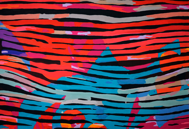 Amanecer en el Cairo 绘画, 27.6x39.4 in