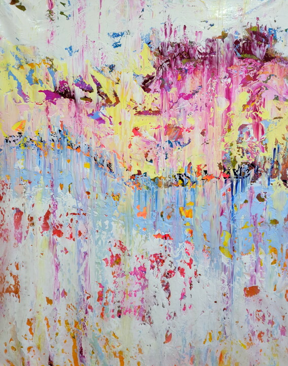 Abstract R 2406 绘画, 55.1x43.3 in