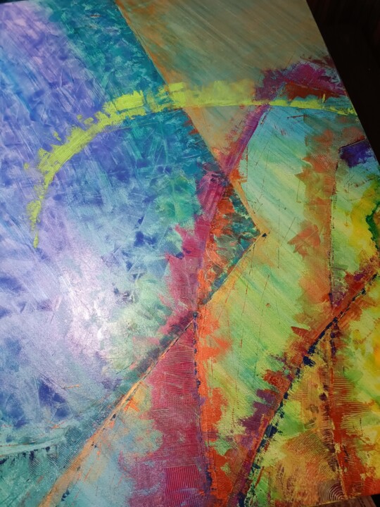 Artwork's surface or texture