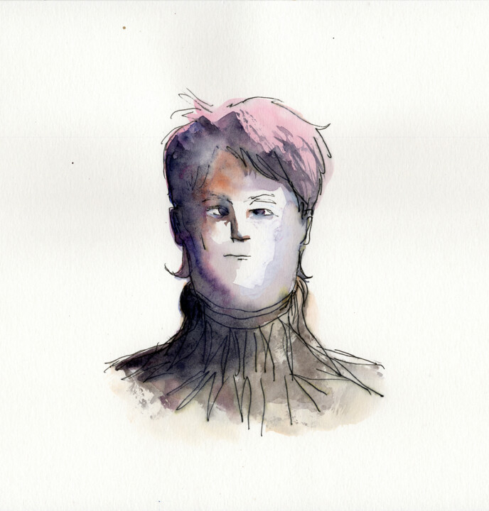 绘画,  8.3x7.9 in 