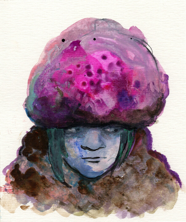 绘画,  4.9x4.1 in 
