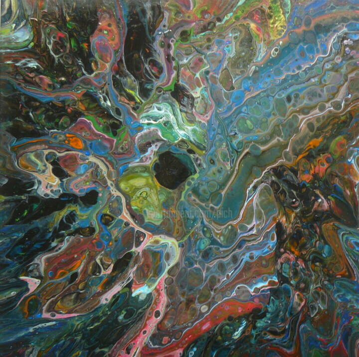Superficie o textura de la obra de arte