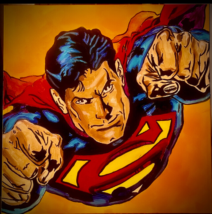 SuperClark 绘画, 24x24 in