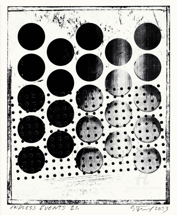 Endless Events 21. Collages, 9.5x7.8 in
