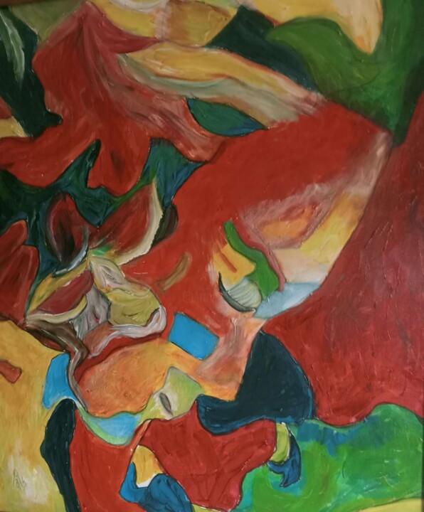 Peinture intitulée "Les Pensées d'une F…" par Audran, Œuvre d'art originale, Acrylique