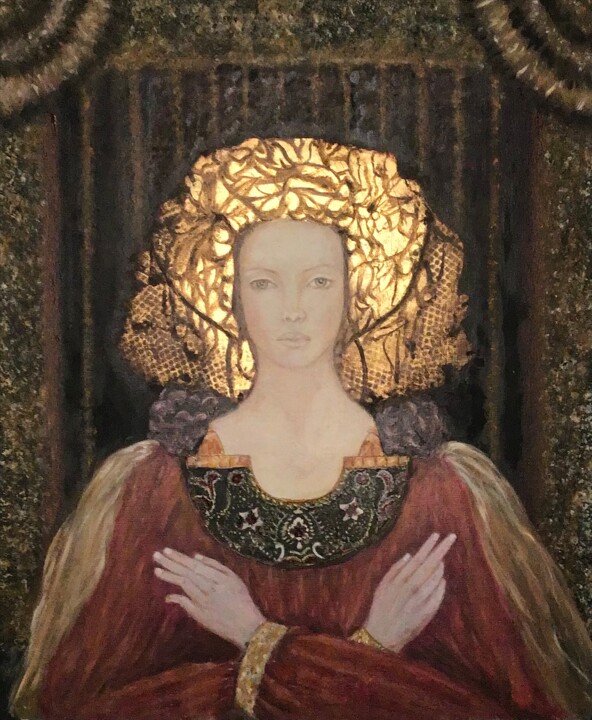 Peinture intitulée "Ange ou demon" par Electre, Œuvre d'art originale, Acrylique Monté sur Châssis en bois