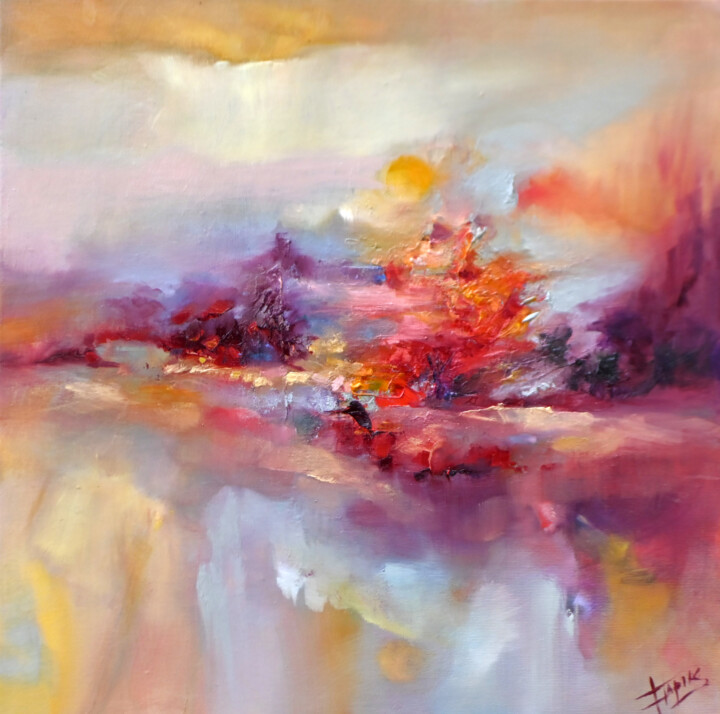 Naturaleza, vida y color 绘画, 19.7x19.7 in