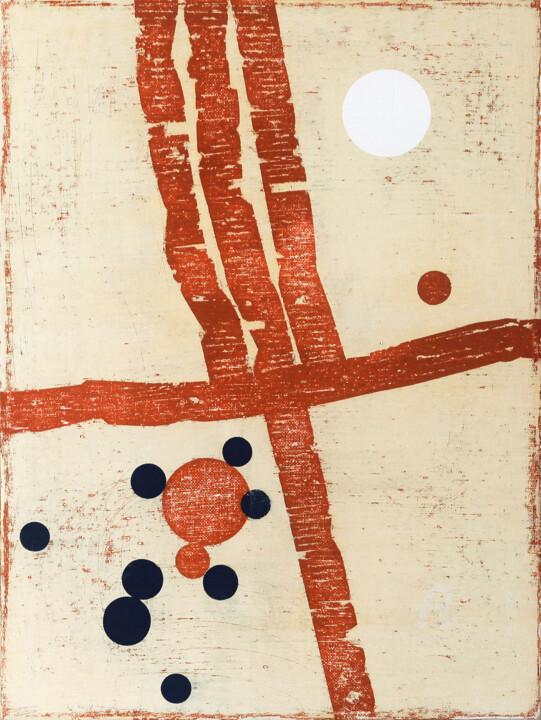 "Ephemerality 2." başlıklı Tablo Petr Strnad tarafından, Orijinal sanat, Akrilik