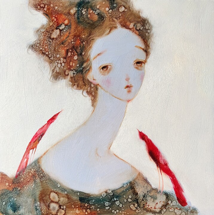 Good news 绘画, 15.8x15.8 in