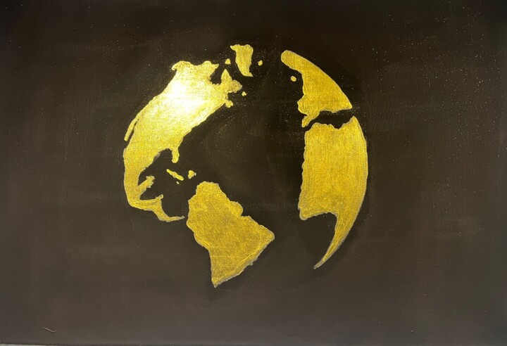 Es ist nicht alles Gold was glänzt 绘画, 15.8x23.6 in
