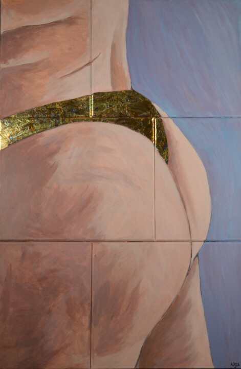 Male Gaze 绘画, 28.4x18.9 in