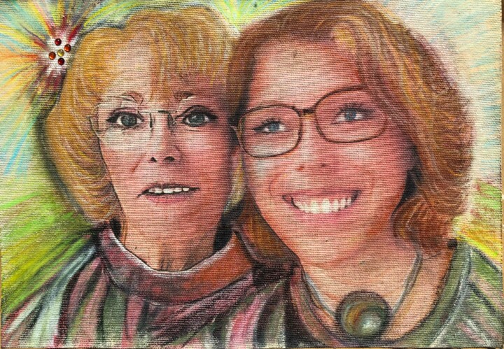 My best friend & I 绘画, 8.3x11.7 in