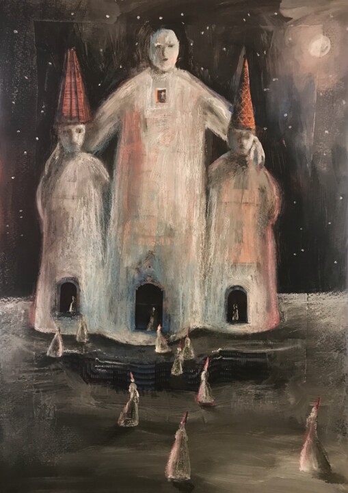 famiglie 绘画, 14x10 in