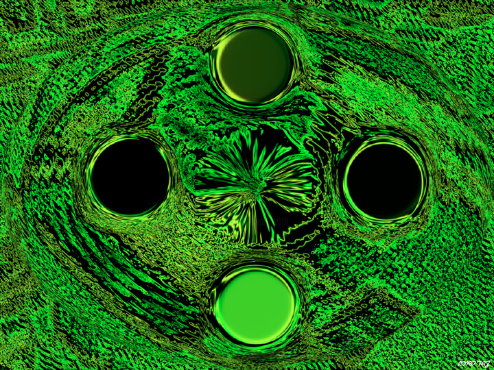 The Green Galaxxxy 数字艺术
