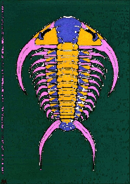 Trilobite 数字艺术, 27.6x19.7 in