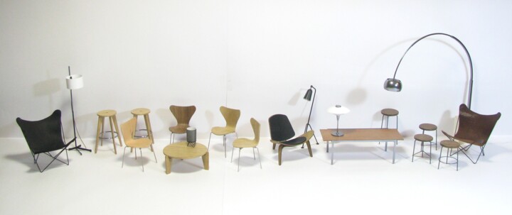 Miniarquitect: mid-century miniature furniture 设计