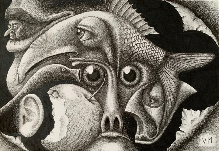Made in London 图画, 8.3x11.7 in
