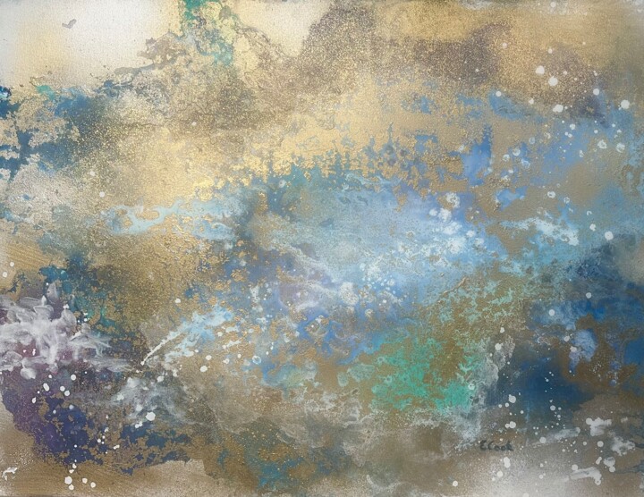 Painting titled "A Place I Would Lik…" by Elisa Cook Benbassat Bassat, Original Artwork, Acrylic