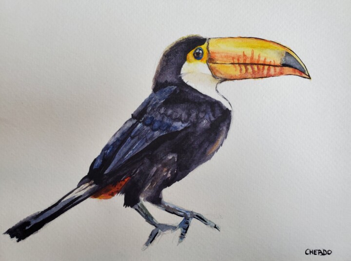 Toucan I 绘画, 5.9x8.3 in