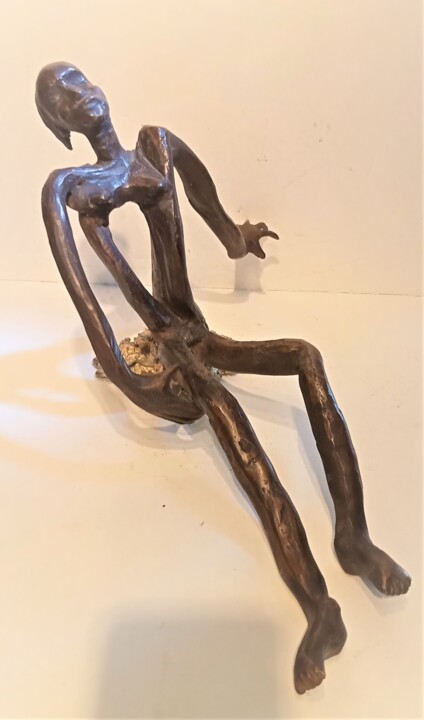 Séparation 雕塑, 13.8x15.8 in