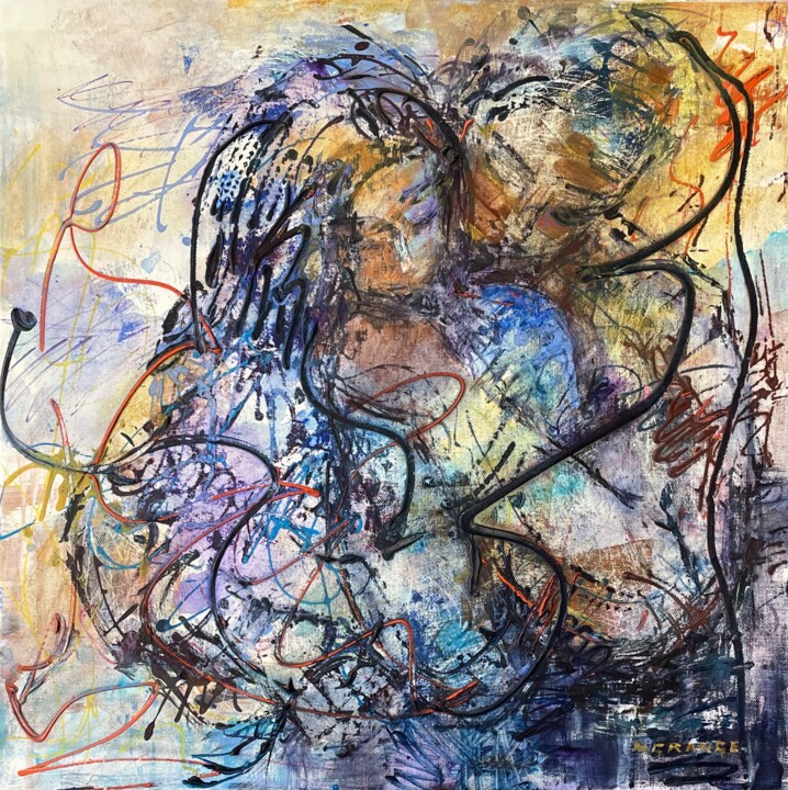 le secret 3 Pittura, 19,7x19,7 in