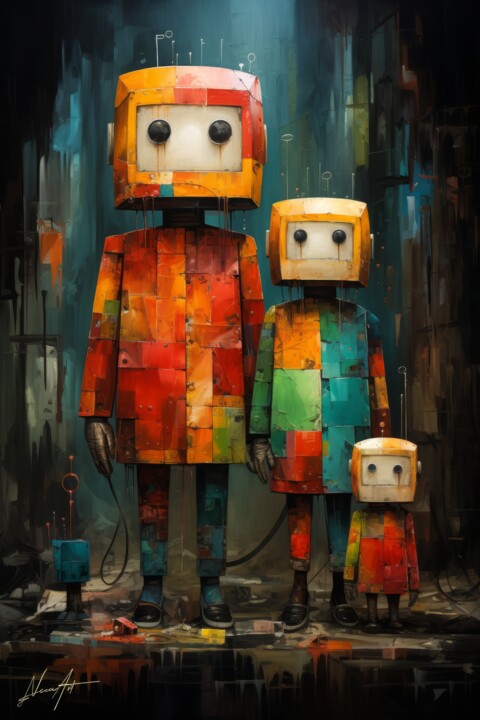 Famiglia Robotica 数字艺术