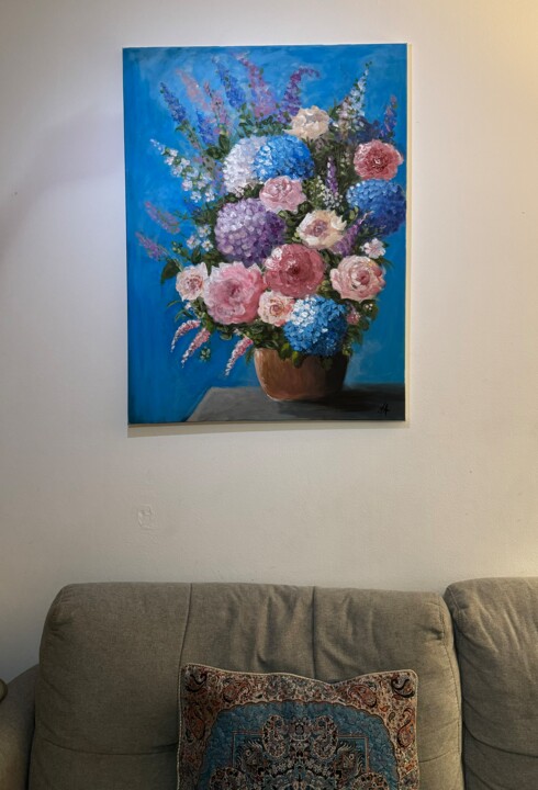 Peinture intitulée "Tableau" par Albina Khm, Œuvre d'art originale, Acrylique