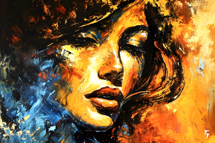 Éclats Emotionnel Dijital Sanat, 31,5x47,2 in