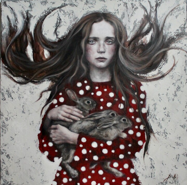 Alice's magic 绘画, 31.5x31.5 in