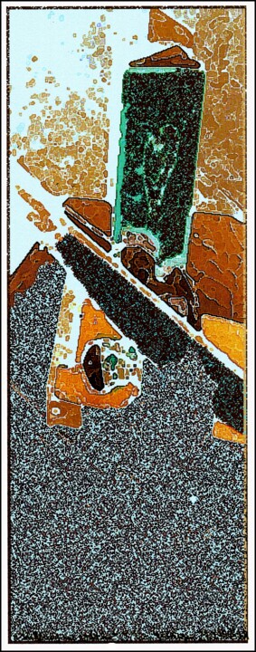"Killing me softly" 1 von 2 C" 印花与版画, 9.3x4.2 in