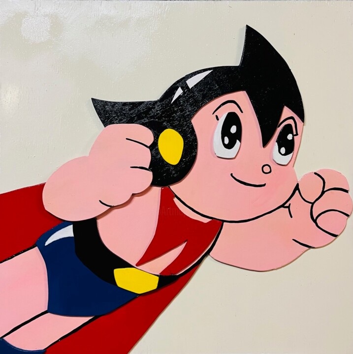 Astroboy 02 Sculptuur, 23,6x23,6 in