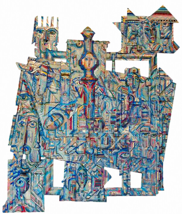 Пробуждение Живы 雕塑, 26.8x24.4 in