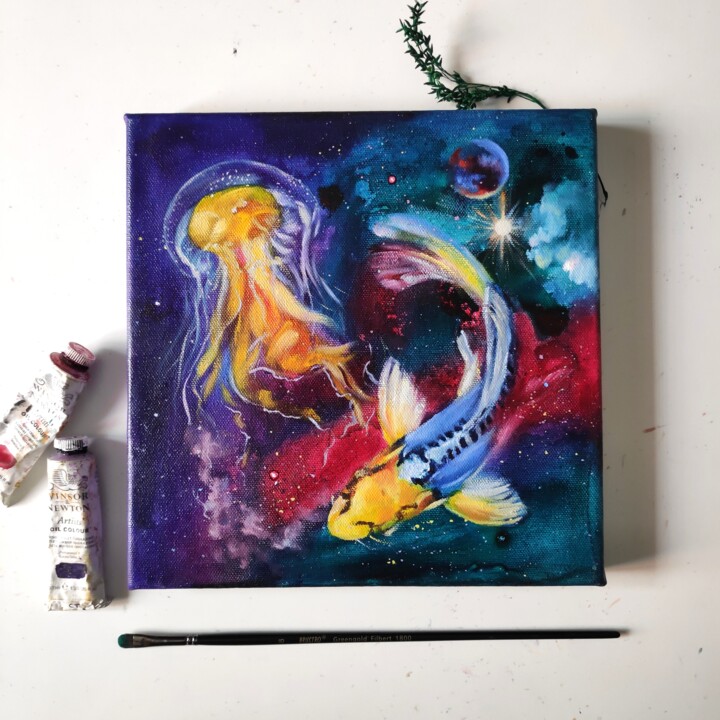 绘画,  10x10 in 